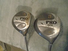 PRE~LOVED  DONNAY PRO ONE 3 & 5 WOODS ~ STEEL SHAFT~ RIGHT HANDED 