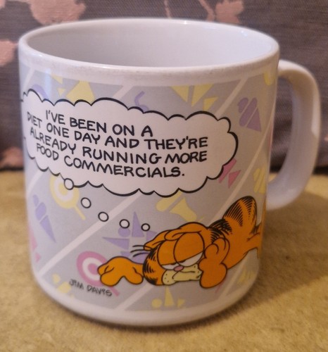 Vintage garfield diet - vintage, "on