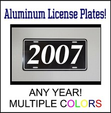 2007 LICENSE PLATE CAMARO