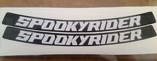 HELMET VISOR STICKER STRIPS DECAL SPONSOR RACING CUSTOM 2 COLOURS 300MM X2 1000