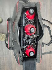 x3 800W RED HEAD TUNGSTEN VIDEO LIGHTS BLAZZEO KIT - WITH STANDS AND BAG