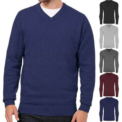 Mens knitted jumper - knitted, soft
