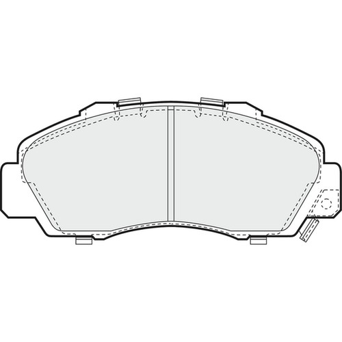 Brake pads set for - brake, honda