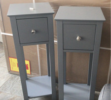 Tall Bedside Table Shabby Chic