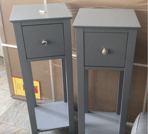 Tall bedside table shabby - tall,