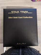 StarTrek 22ct Gold Cards