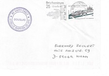 Ship Mail M.V. HAPPY EAGLE LPG Tanker Stamp Elmshorn
