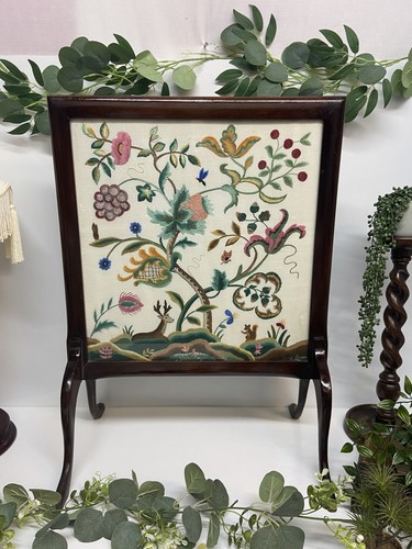 Embroidered fire screen guard - screen,