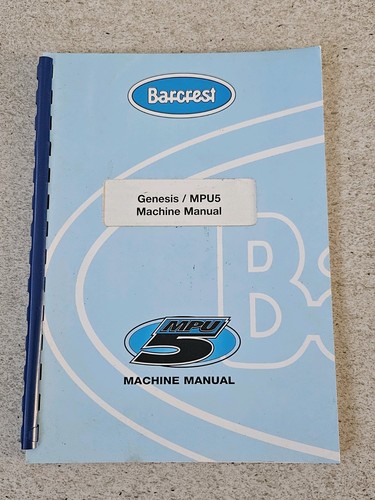 Barcrest genesis mpu5 - genesis/mpu5, fruit