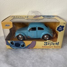 Disney Stitch Volkswagen Beetle 1:32 Scale Jada Collectible Diecast Car