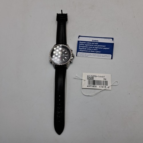Casio edifice watch leather - casio,