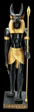 Anubis Standing Black and Gold