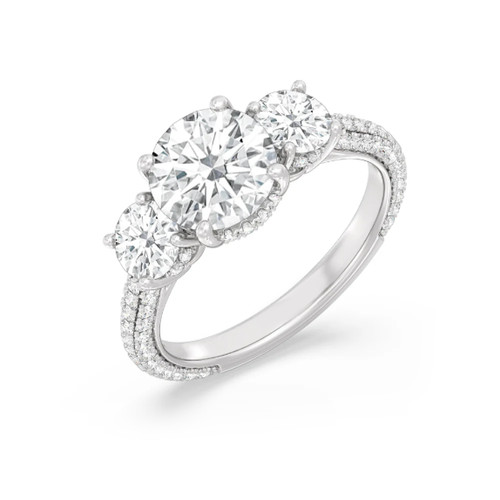 Platinum wedding diamond ring - diamond,