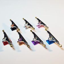 SET OF 2 34MM LEEFAI DYT REVERSE KINGPIN FINGERBOARD TRUCKS - PROFESSIONAL GRADE