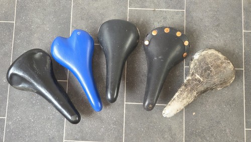 Vintage bike saddles - 5,