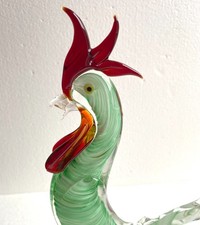 Vintage Murano Glass Rooster