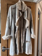 Vintage Retro Real Suede Fur