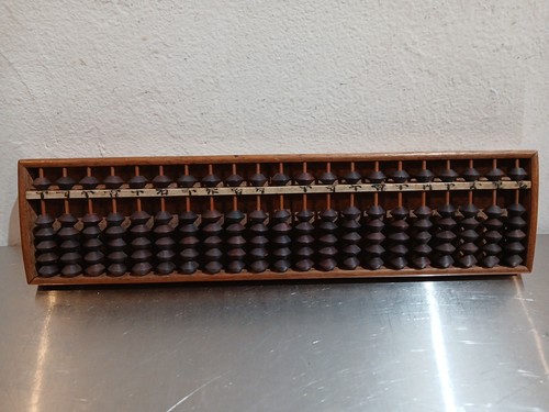 Antique wooden abacus japanese - abacus,