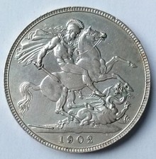 1902 Edward VII Crown Coin