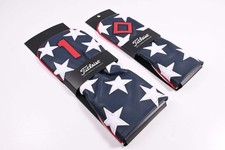 Titleist Stars & Stripes Headcover Set / Driver & Fairway / Black, White & Red