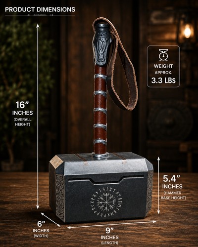 Heavy metal mjolnir thor - mjolnir,