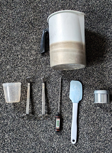 Candle making tool set wax - tool,