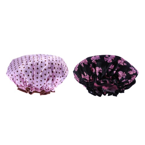 2pcs shower bath cap for - cap, women