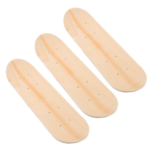 3pcs wooden blank skateboard - wooden,