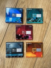 1x Sony Color 80 Mini Disc / MDW80CRx / 80 Min Rec Audio Colour MD /New/ Sealed