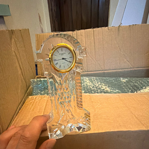 Waterford crystal desk - waterford, clock