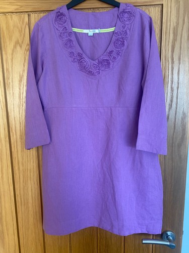 Boden linen mix tunic top - linen,