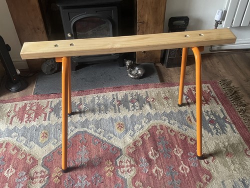 Folding metal leg saw - , horse