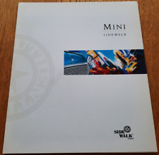 1995 MINI SIDEWALK car sales brochure from the UK. Catalogue / prospekt