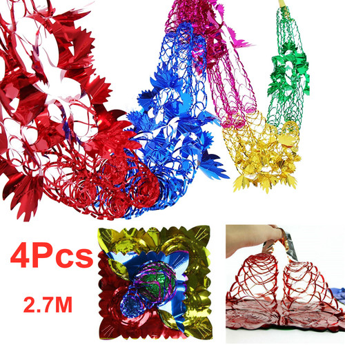 4pcs christmas foil garland - christmas,