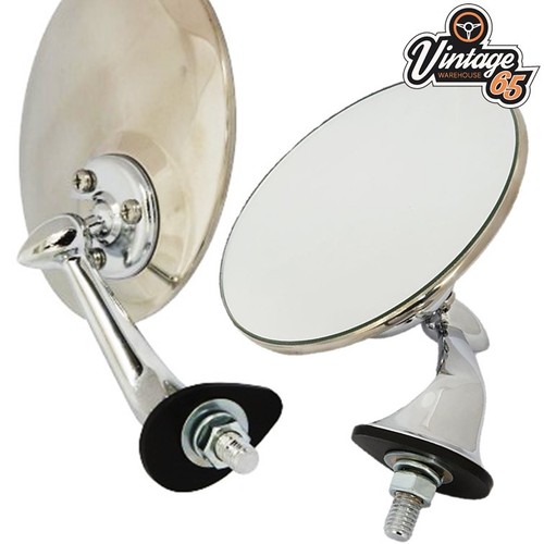 Pair lucas style chrome - of,