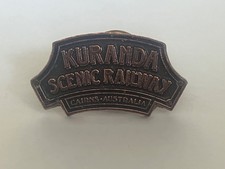 Vintage Original Kuranda Scenic Railway Pin Badge