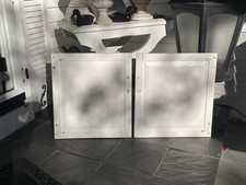 2 VTG PINE WHITE RAISED PANEL