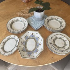 Antique Royal Doulton Mandarin Design No 597 7 83 . Dinner Service . 17 Pieces