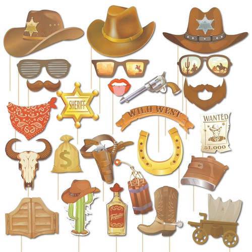 Cowboy photo booth - cowboy,