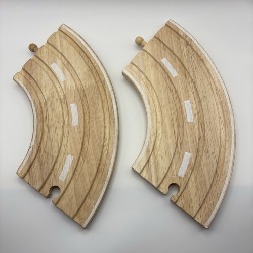 Wooden train track - train,