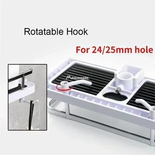 Bathroom shelf shower pole - bathroom,