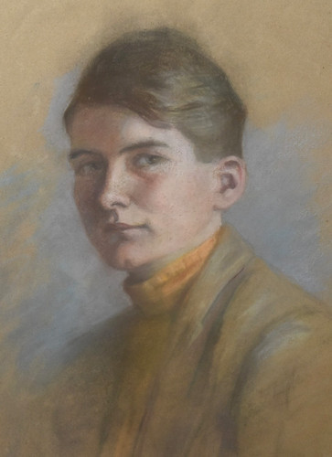 Original pastel portrait - original,