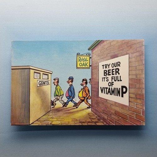 Comic postcard pub vitamin - pub,