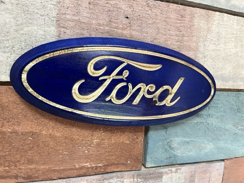 Wooden ford sign man cave - man,