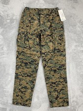 USMC MARPAT Pants Mens Large Long Woodland Camo MCCUU Cargo Permethrin Treated