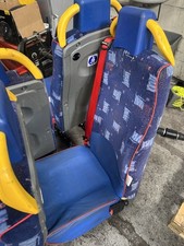5 identical UNWIN Fitting Minibus Seats With 3 Point Seat Belts