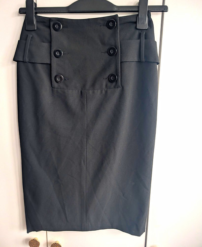 Warehouse black button front - warehouse,