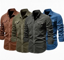 Slim Fit Casual Shirt Elastic