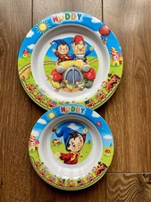 Vintage Noddy Plate and Bowl Set