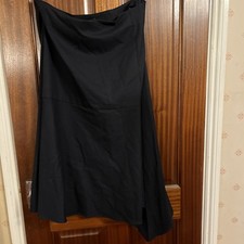 Next Emma Willis size 16 Black Asymmetric Skirt 
